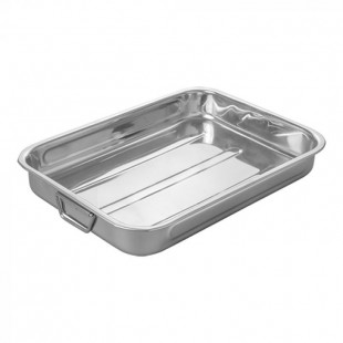PLAT A ROTIR 50X36CM INOX dans PLAQUE DE CUISSON