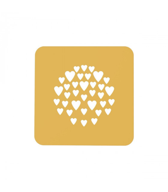 POCHOIR CUORE SILICON FLEX dans POCHOIR