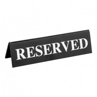 SIGNE DE TABLE EN ANGLAIS RESERVED dans SUPPORTS DE PRESENTATION