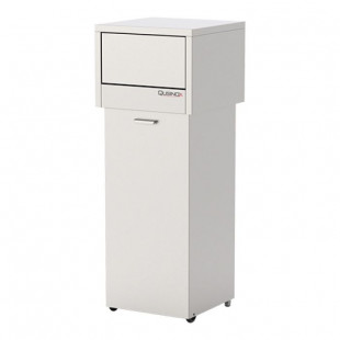 POUBELLE 140LT INOX dans POUBELLES