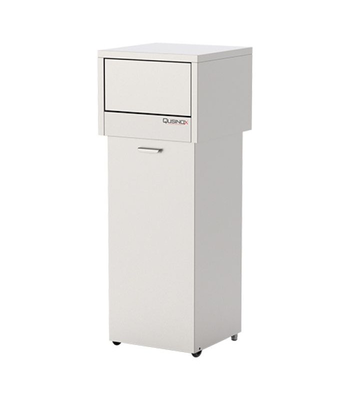 POUBELLE 140LT INOX dans POUBELLES