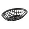 CORBEILLE DE SERVICE 20X14CM NOIRE OVALE dans PRESENTATION