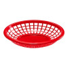 CORBEILLE DE SERVICE 20X14CM ROUGE OVALE dans PRESENTATION