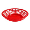 CORBEILLE DE SERVICE Ø20CM ROUGE RONDE dans PRESENTATION