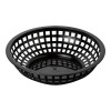CORBEILLE DE SERVICE Ø20CM NOIRE RONDE dans PRESENTATION