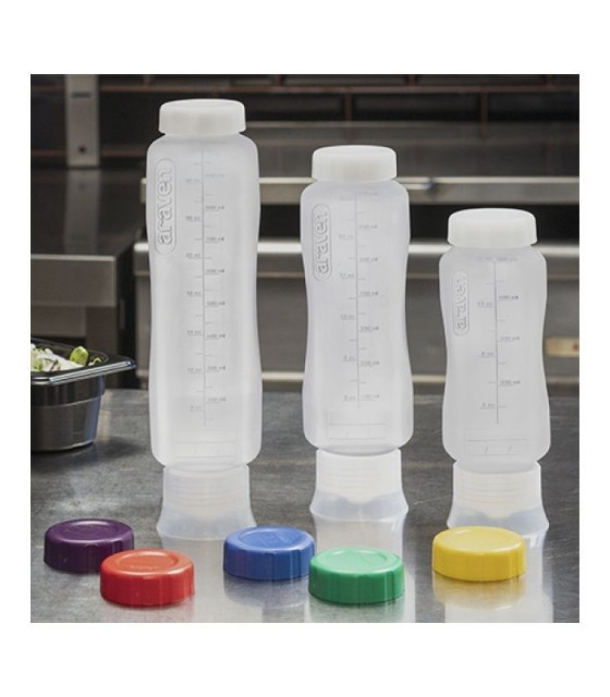 SET DE BOUCHONS COLORES ARAVEN dans FLACONS DOSEURS