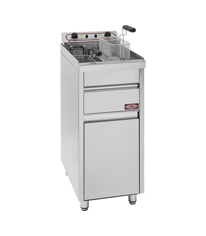 FRITEUSE 10LT + 10LT SUR MEUBLE STILFER dans ELECTRIQUE