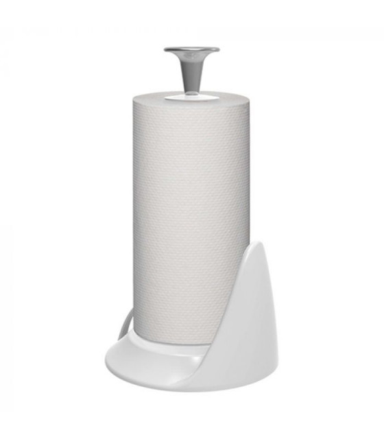 PORTE ESSUIE-TOUT BLANC PLASTIQUE dans DISTRIBUTEUR SERVIETTES