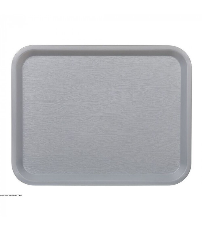 PLATEAU FAST FOOD GRIS 35X27.2CM PLATEX dans PLATEAUX