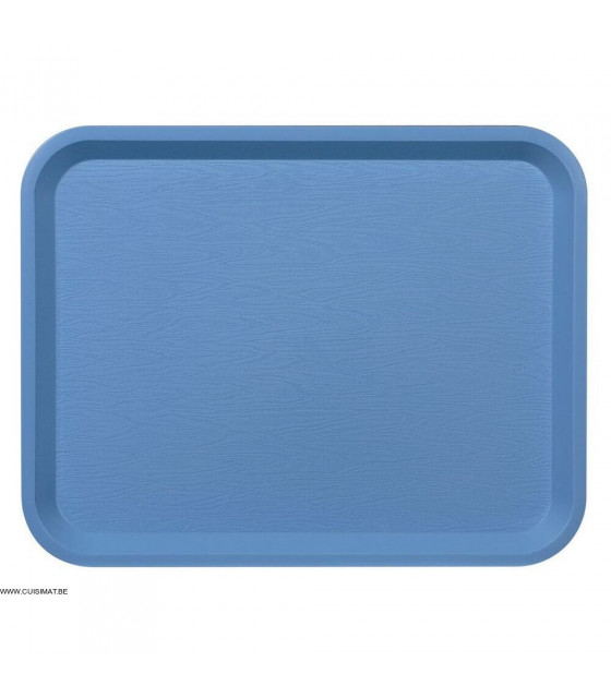 PLATEAU FAST FOOD BLEU 35X27.2CM PLATEX dans PLATEAUX