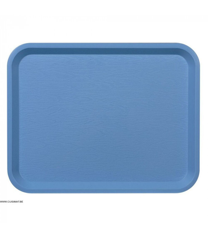 PLATEAU FAST FOOD BLEU 35X27.2CM PLATEX dans PLATEAUX