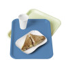 PLATEAU FAST FOOD BLEU 35X27.2CM PLATEX dans PLATEAUX