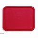 PLATEAU FAST FOOD ROUGE 35X27.2CM PLATEX