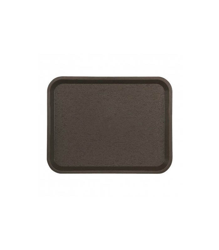 PLATEAU FAST FOOD MARRON 35X27.2CM PLATEX dans PLATEAUX