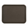 PLATEAU FAST FOOD MARRON 35X27.2CM PLATEX dans PLATEAUX