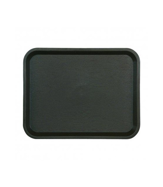 PLATEAU FAST FOOD NOIR 35X27.2CM PLATEX dans PLATEAUX
