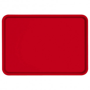 PLATEAU 400X600 MM ROUGE PLATEX dans PRESENTATION
