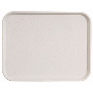 PLATEAU BASIK GRIS FUME 32.5X26.5CM GN1/2 PLATEX dans PLATEAUX