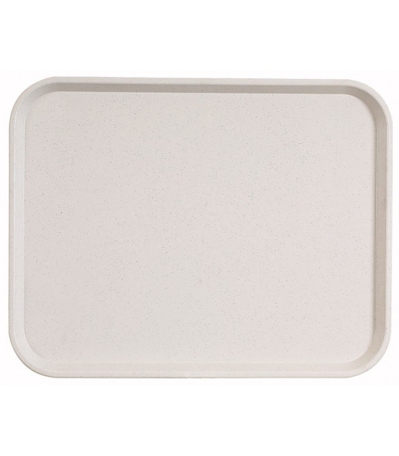 PLATEAU BASIK GRIS FUME 32.5X26.5CM GN1/2 PLATEX dans PLATEAUX