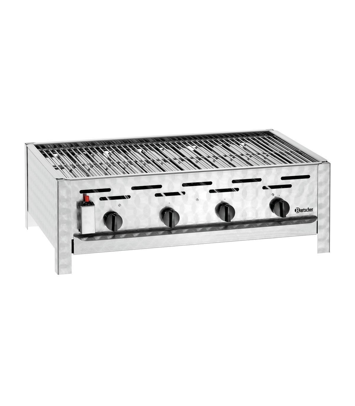 GRILL DE TABLE GAZ COMBI 4 BRULEURS GPL BARTSCHER dans BARBECUE