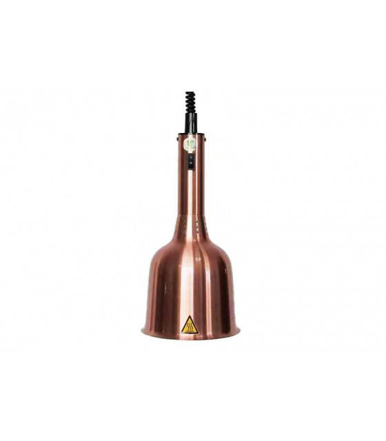 LAMPE CHAUFFANTE DOME - H 400MM - 180MM - LAMPE BLANCHE IR 250W INCLUE dans PONT CHAUFFANT