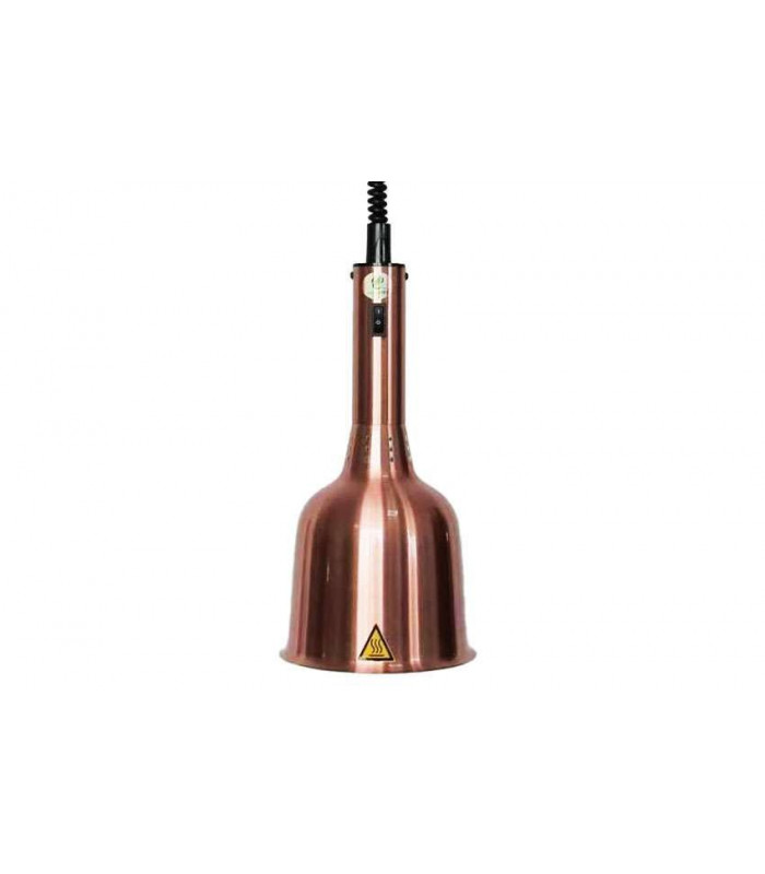 LAMPE CHAUFFANTE DOME - H 400MM - 180MM - LAMPE BLANCHE IR 250W INCLUE dans PONT CHAUFFANT