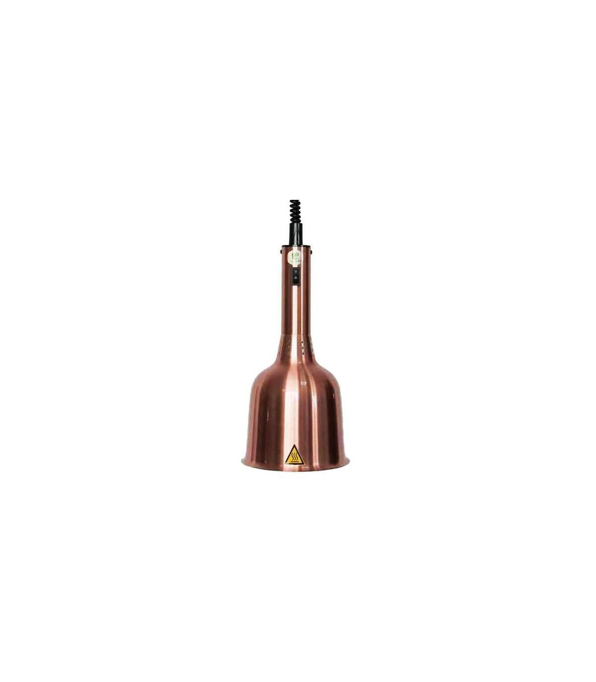 LAMPE CHAUFFANTE DOME - H 400MM - 180MM - LAMPE BLANCHE IR 250W INCLUE dans PONT CHAUFFANT