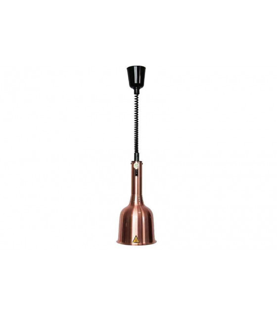 LAMPE CHAUFFANTE DOME - H 400MM - 180MM - LAMPE BLANCHE IR 250W INCLUE dans PONT CHAUFFANT