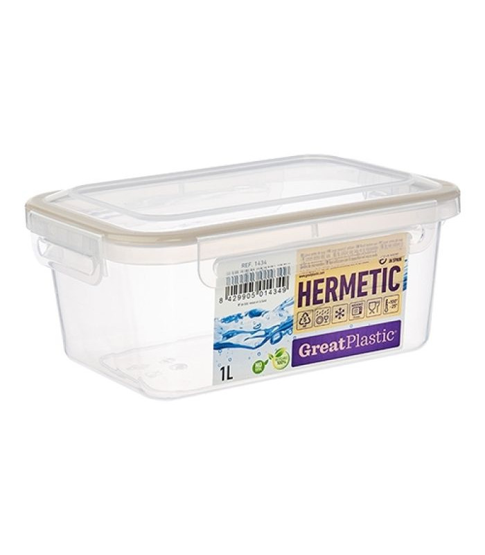 CONTAINER TOUS USAGES 1LT GREATPLASTIC dans BOITES DE CONSERVATION