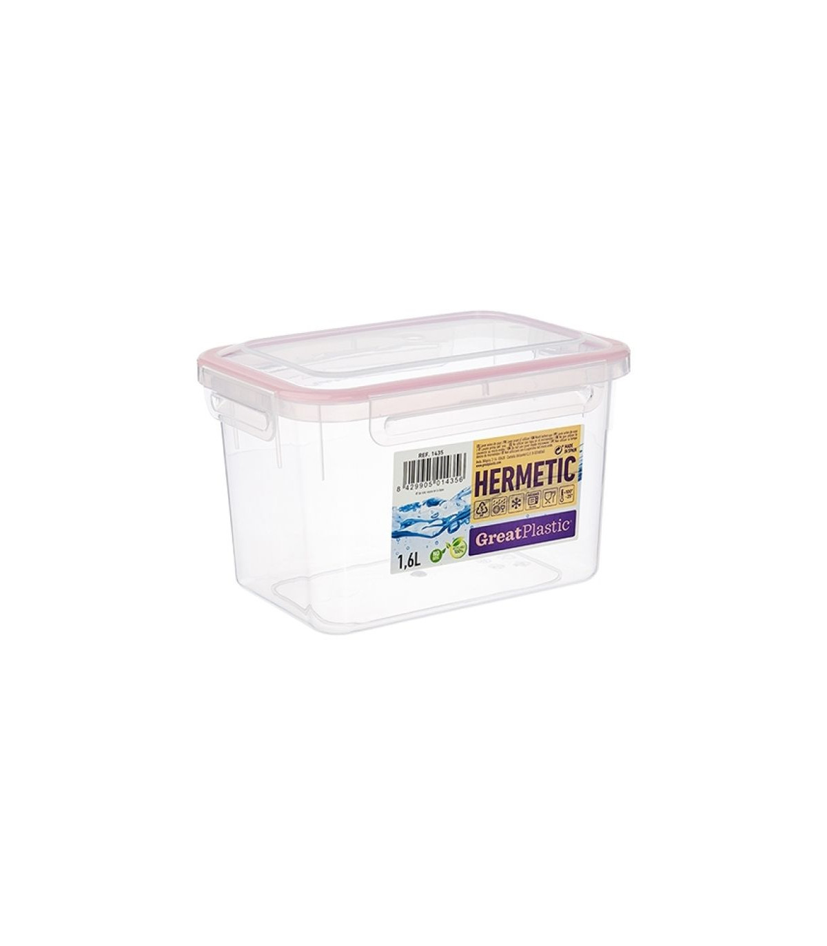 CONTAINER TOUS USAGES 1.6LT GREATPLASTIC dans BOITES DE CONSERVATION