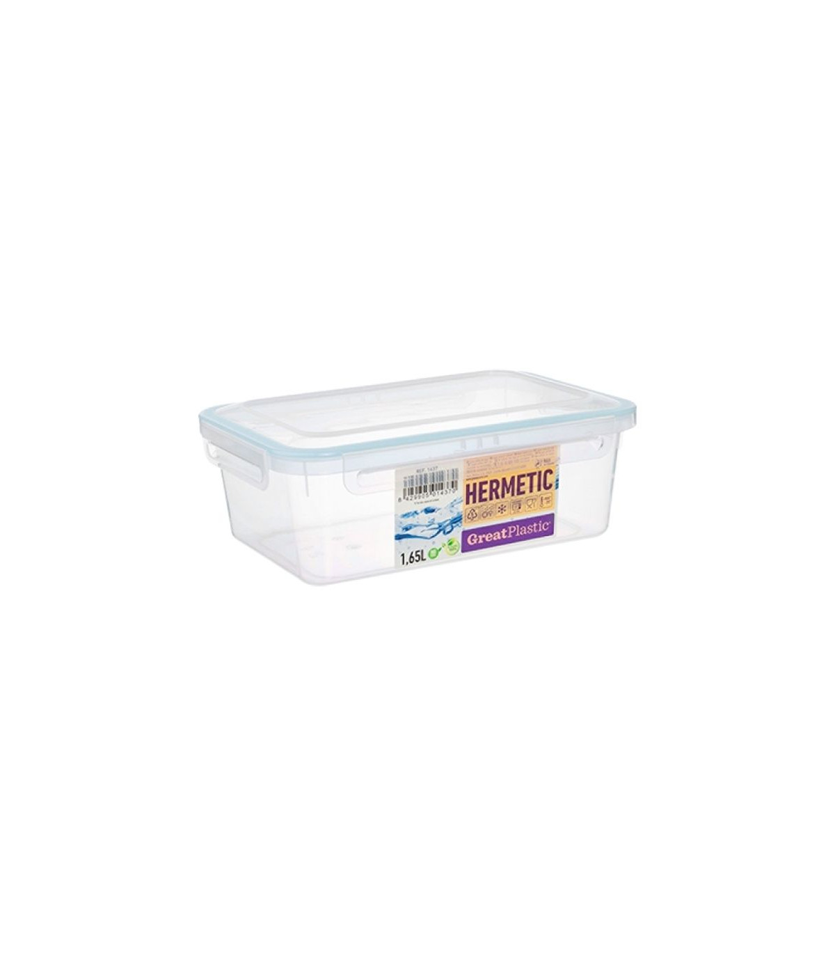 CONTAINER TOUS USAGES 1.65LT GREATPLASTIC dans BOITES DE CONSERVATION