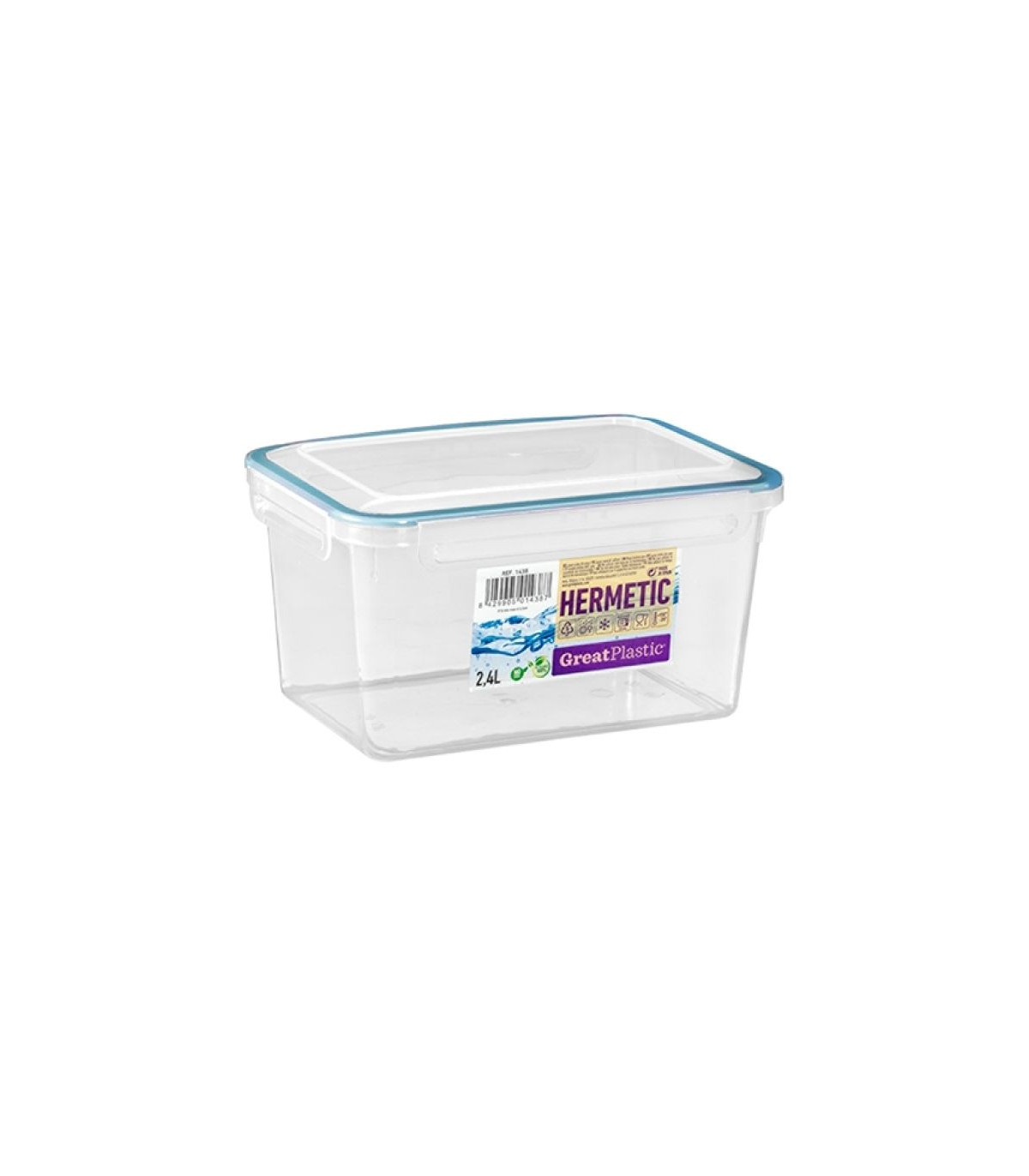 CONTAINER TOUS USAGES 2.4LT GREATPLASTIC dans BOITES DE CONSERVATION
