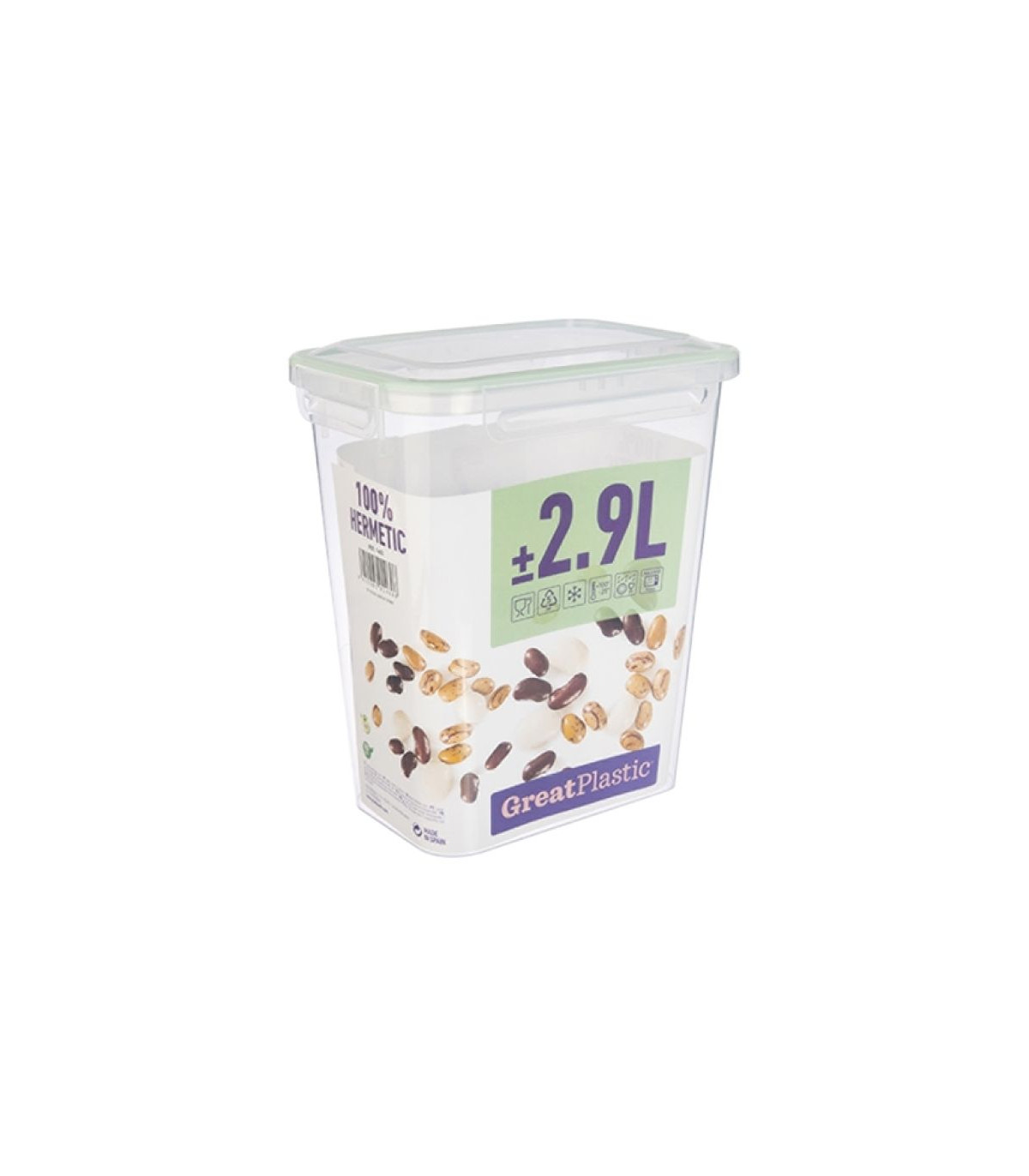 CONTAINER TOUS USAGES 2.9LT GREATPLASTIC dans BOITES DE CONSERVATION