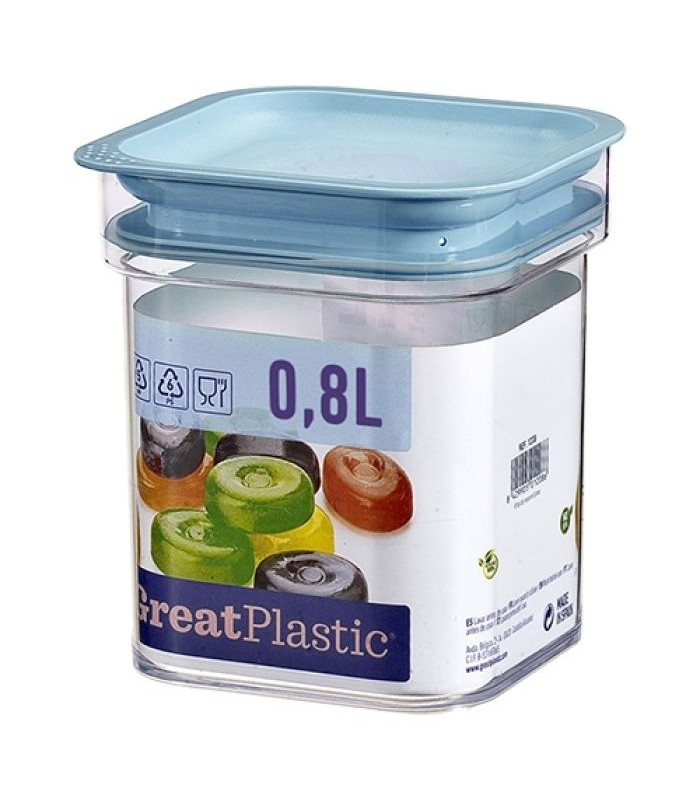 CONTAINER TOUS USAGES 0.8LT GREATPLASTIC dans BOITES DE CONSERVATION