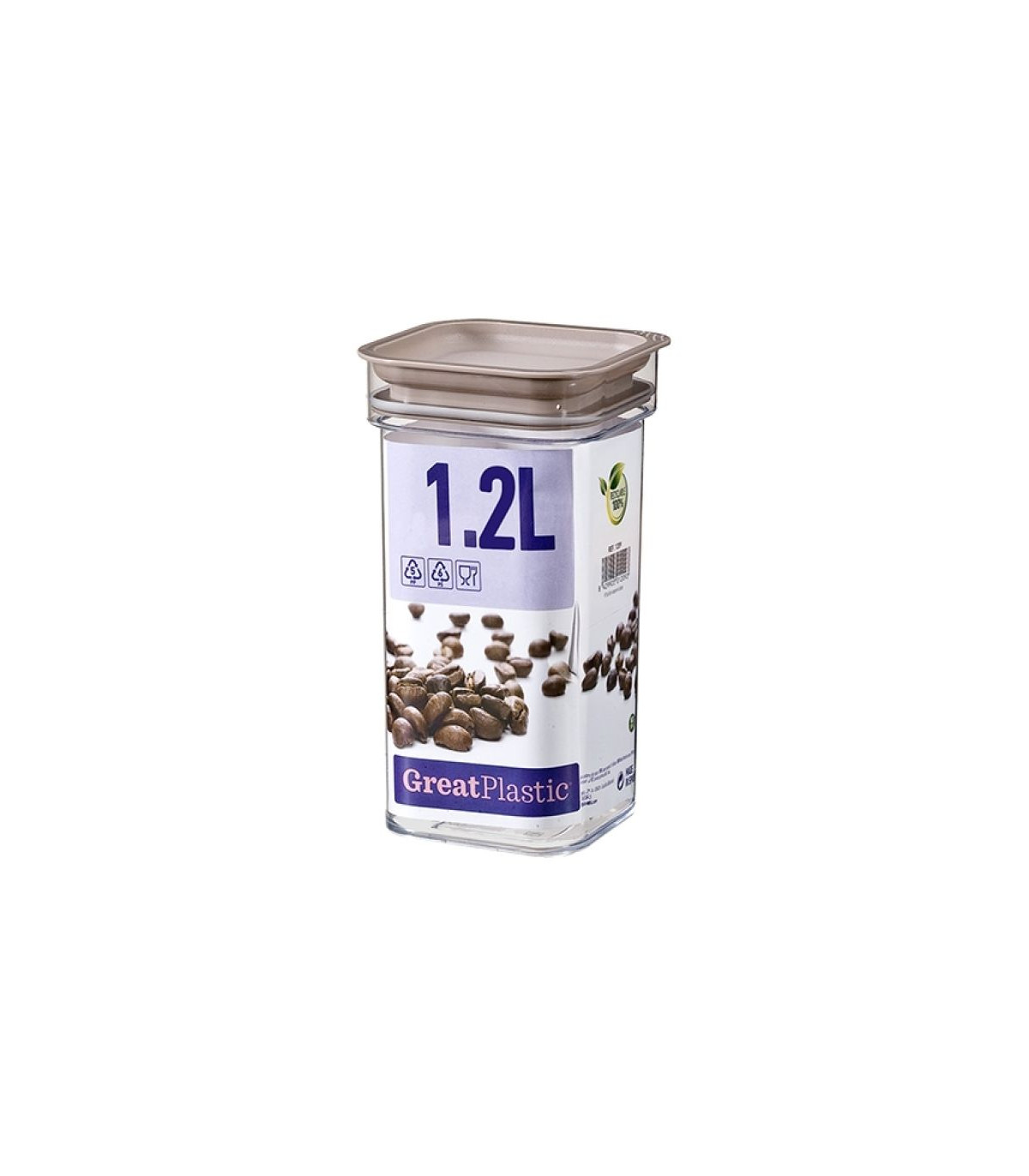 CONTAINER TOUS USAGES 1.2LT GREATPLASTIC dans BOITES DE CONSERVATION