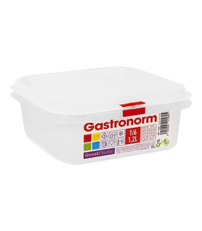 BOITE A ALIMENTS GN1/6 H65MM GREATPLASTIC dans BOITES DE CONSERVATION