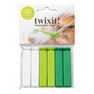 CLIPS DE SAC 6CM 6 PIECES TWIXIT dans DIVERS