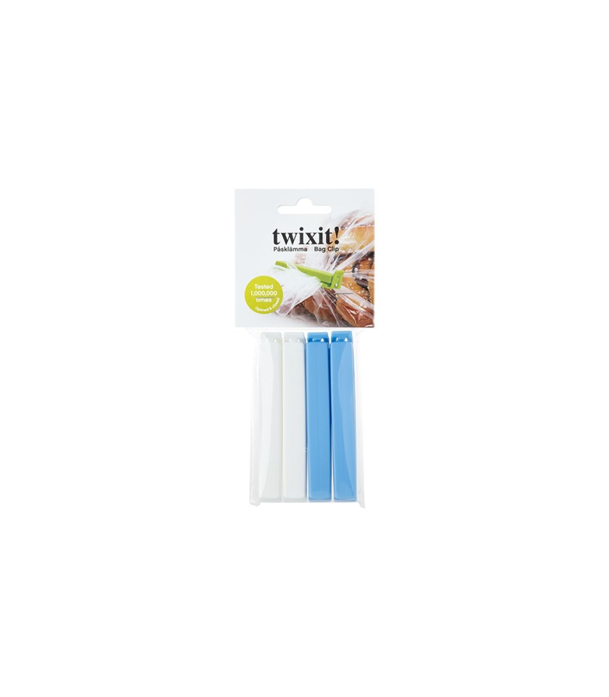 CLIPS DE SAC 11CM 4 PIECES TWIXIT dans DIVERS