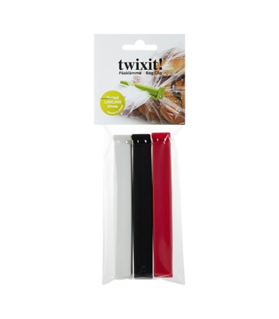 CLIPS DE SAC 14CM 3 PIECES TWIXIT dans DIVERS