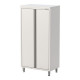 ARMOIRE INOX 120CM PORTES BATTANTES