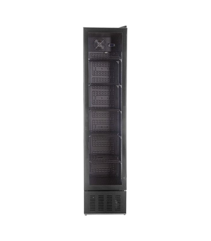 REFRIGERATEUR 160LT VITRE BLACK SLIM EXQUISIT dans FRIGOS BOISSONS