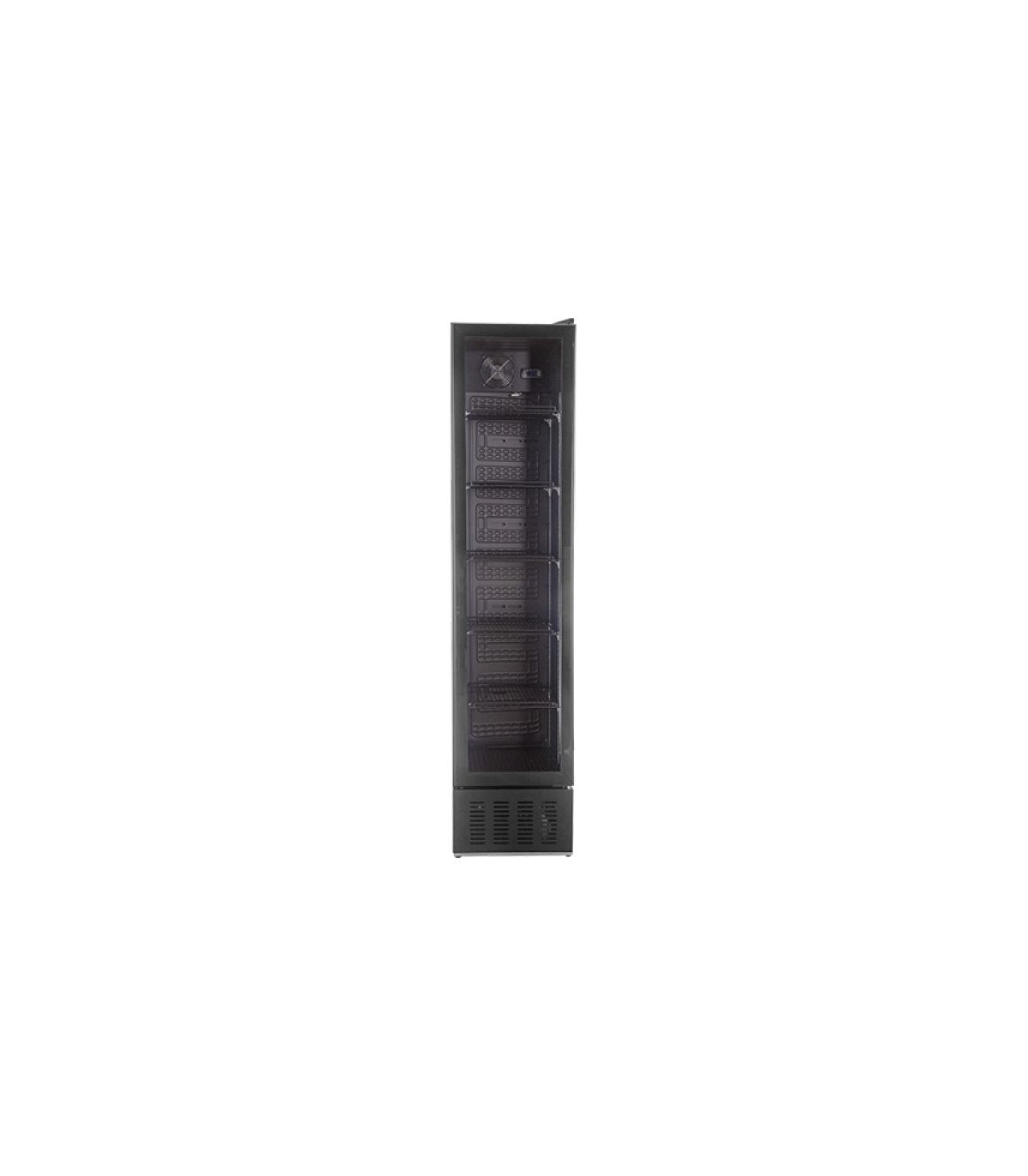 REFRIGERATEUR 160LT VITRE BLACK SLIM EXQUISIT dans FRIGOS BOISSONS