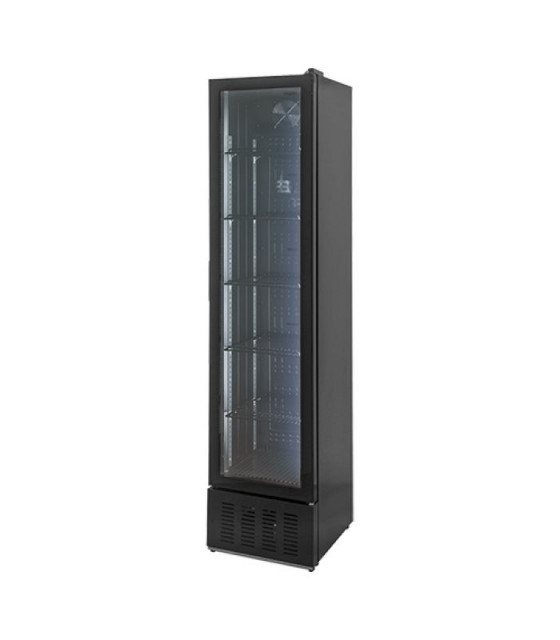 REFRIGERATEUR 160LT VITRE BLACK SLIM EXQUISIT dans FRIGOS BOISSONS