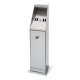 COLLECTEUR DE CIGARETTES INOX