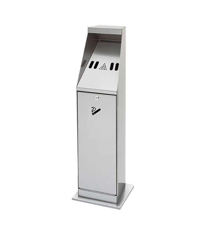 COLLECTEUR DE CIGARETTES INOX dans CENDRIERS SUR PIED