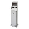 COLLECTEUR DE CIGARETTES INOX dans CENDRIERS SUR PIED