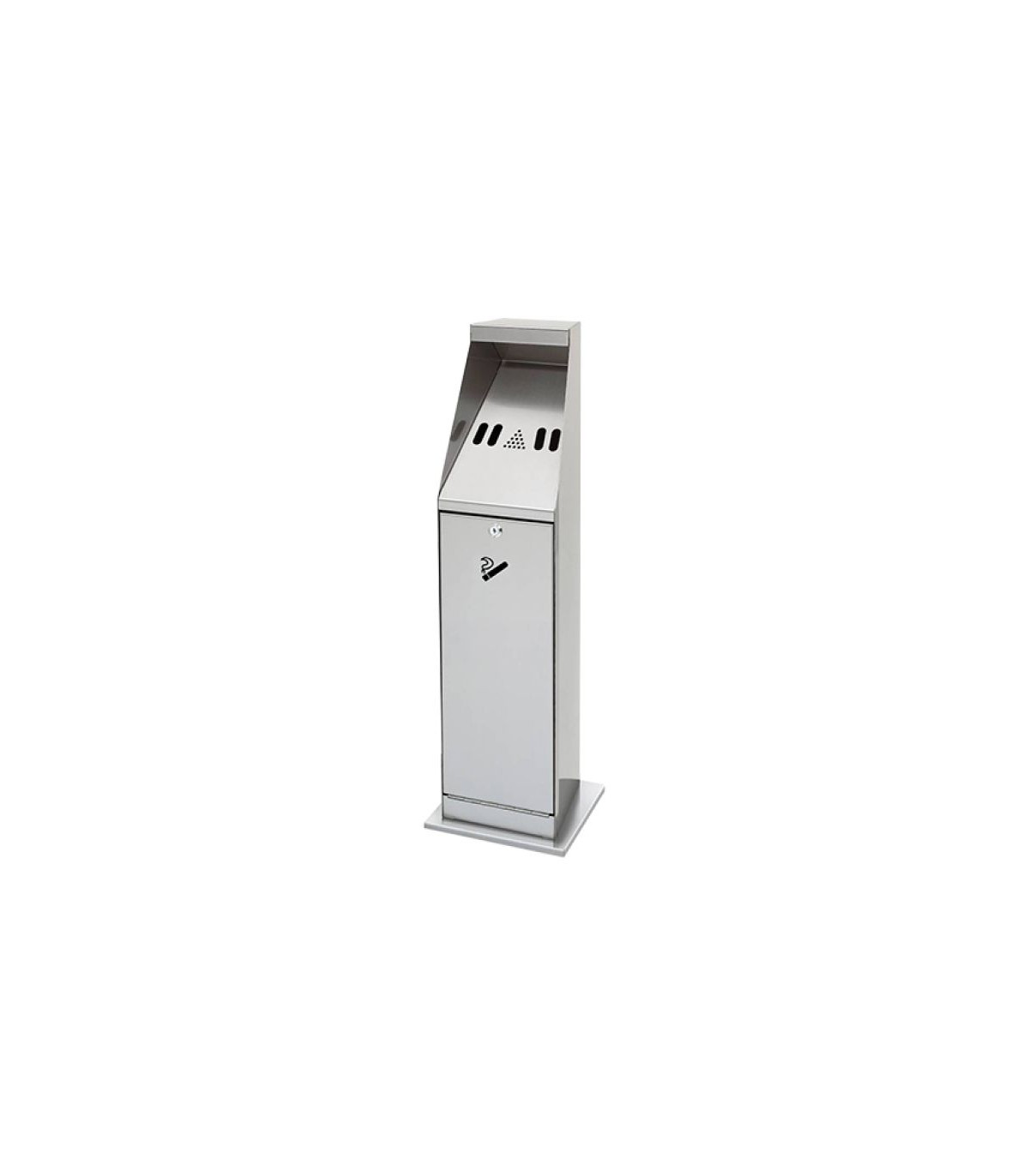 COLLECTEUR DE CIGARETTES INOX dans CENDRIERS SUR PIED