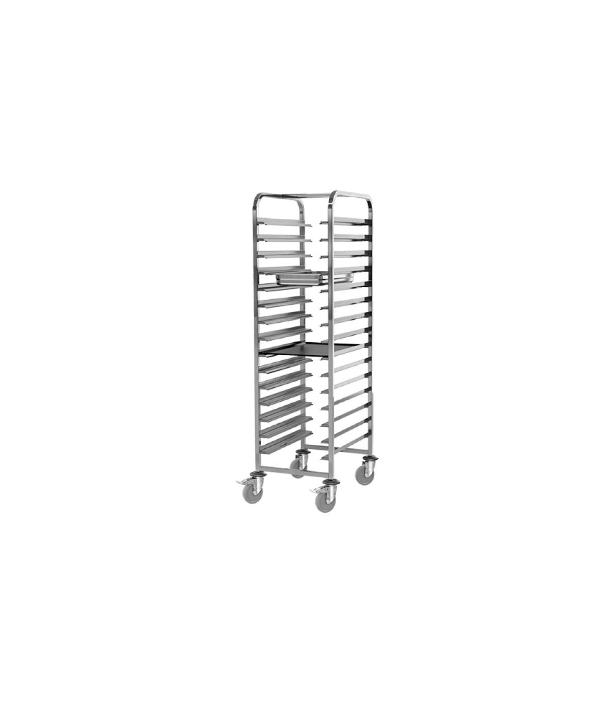 CHARIOT A GLISSIERES 15 NIVEAUX GN1/1 + 600X400 PUJADAS dans CHARIOT