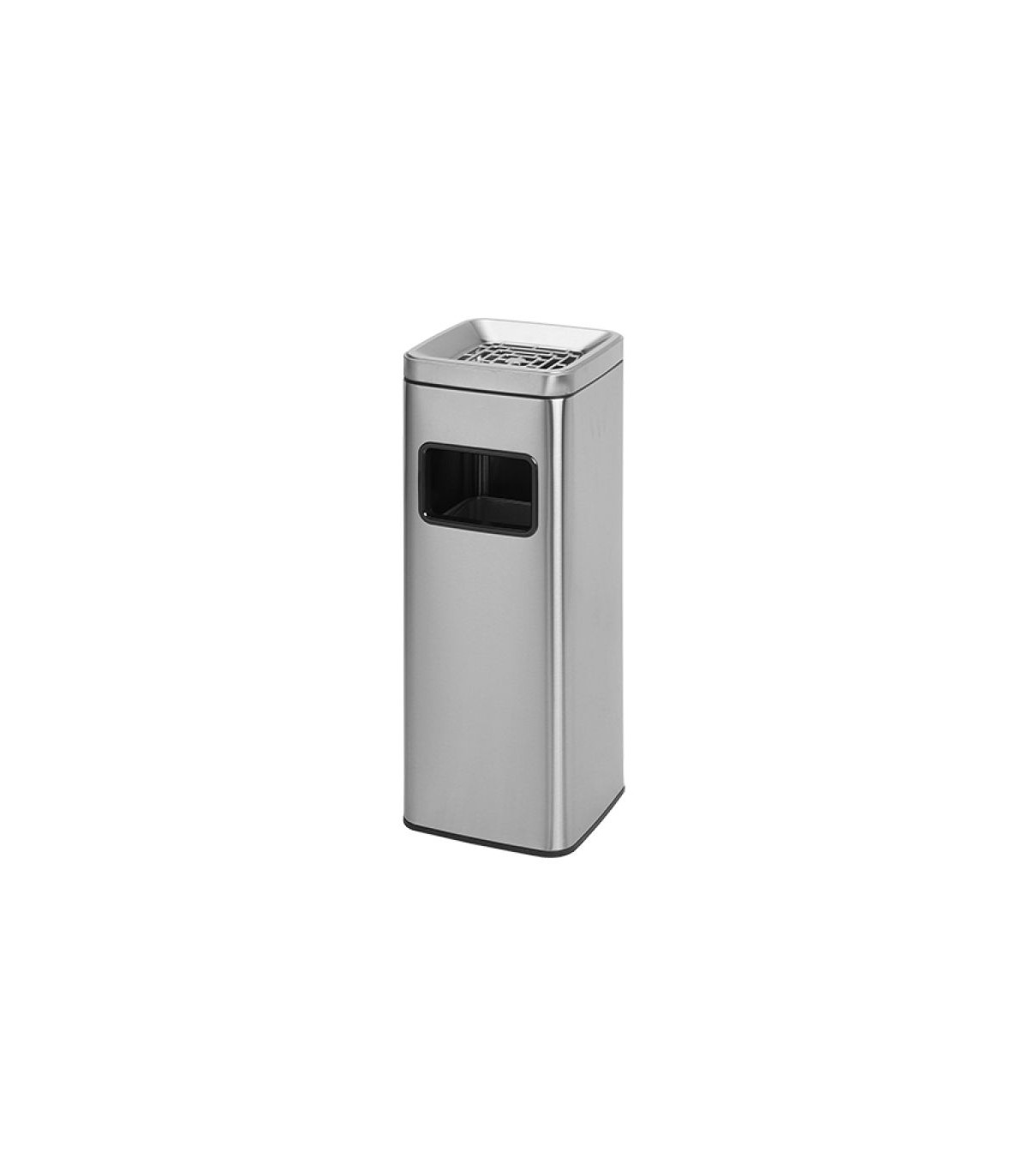 CENDRIER-CORBEILLE A DECHETS INOX 12LT dans POUBELLES