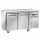 TABLE DE CONGELATION VENTILE 2 PORTES GN1/1 SUR ROUES DIVERSO